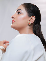 The Verona Crimson Earrings