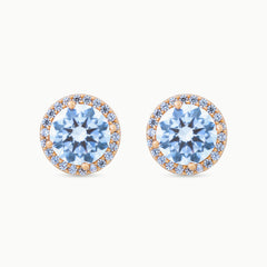 Lustre Luxe 18K Gold Plated Studs – Diamond-Like Elegant Earrings