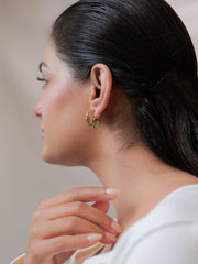 Flora Élite Gold Plated  Earrings